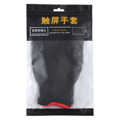 Guantes deportivos electrónicos transpirables con pantalla táctil antideslizantes y resistentes al sudor de nailon + fibra conductora