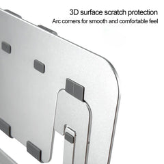 Soporte extensor de altura para computadora portátil, tamaño: 22,3x23,5x1,3 cm