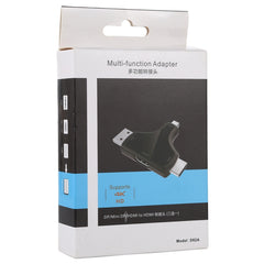 D62A DisplayPort + Mini DP + HDMI Macho a HD...