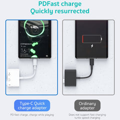Adaptador OTG 3 en 1 USB-C / Type-C macho a ...