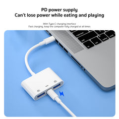 S-202 3 en 1 USB-C / Type-C macho a Type-C +...