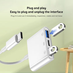 S-202 3 en 1 USB-C / Type-C macho a Type-C +...