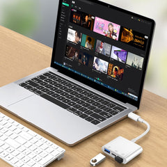 S-202 3 en 1 USB-C / Type-C macho a Type-C +...
