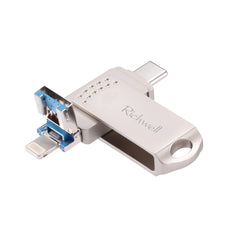 Richwell 16G Tipo-C + 8 pines + Disco flash USB 3.0