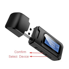 T11B 2 en 1 USB Bluetooth 5.0 Transmisor y r...
