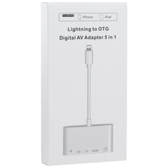 5 en 1 8 pines macho a USB + HDMI + ranura p...
