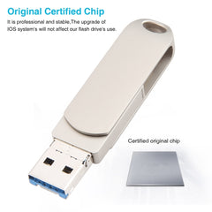 3 en 1 64G Micro USB + 8 pines + disco flash...