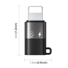 Adaptador PULUZ de 8 pines a USB-C / Type-C ...