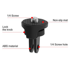 Adaptador de trípode de cámara de acción ABS...