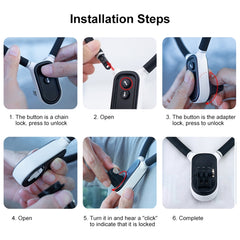 PULUZ Lazy Neck Bracket POV View Mount con a...