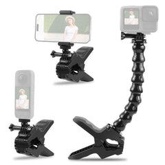 Soporte de abrazadera flexible con mordazas ...