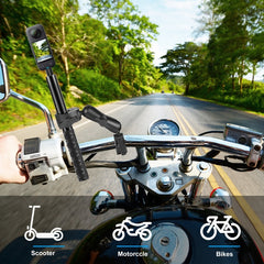 Abrazadera de cangrejo para motocicleta, soporte de cabeza de bola de montaje fijo para GoPro