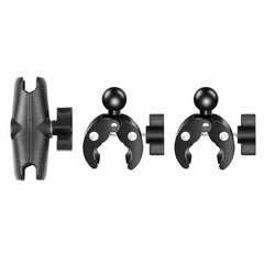 Abrazadera de cangrejo para motocicleta, soporte de cabeza de bola de montaje fijo para GoPro