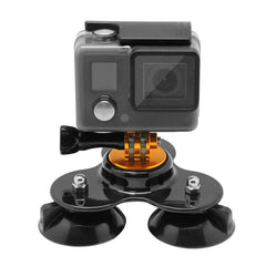 Soporte de ventosa de dirección triangular para GoPro