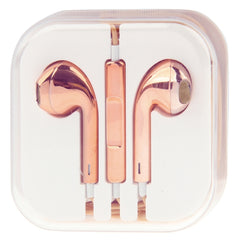 Auricular estéreo con control de cable de galvanoplastia de 3,5 mm
