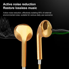 Auricular estéreo con control de cable de galvanoplastia de 3,5 mm