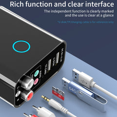 K16 2 en 1 3,5 mm AUX + RAC Receptor y trans...
