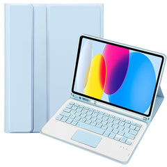 Funda de cuero para tableta con teclado táct...