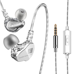 Auriculares internos de música deportivos QKZ CK9 HiFi de cuatro unidades