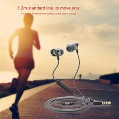 Auriculares internos de música deportivos totalmente metálicos QKZ DM7