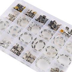 240 PCS/Set Conector de puerto de carga Micr...