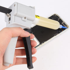 Pistola dispensadora de pegamento líquido de...