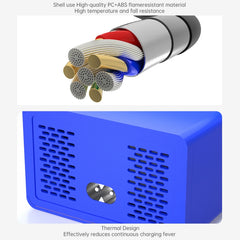 Mecánico icharge 8M QC 3.0 USB Cargador inte...