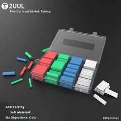 2UUL 200 unids/set Tubo termorretráctil prec...