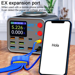 Cargador inalámbrico multipuerto USB PD MaAn...