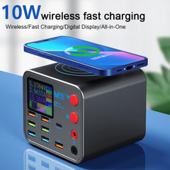 Cargador inalámbrico multipuerto USB PD MaAn...