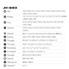 JAKEMY JM-8183 Juego de destornilladores man...