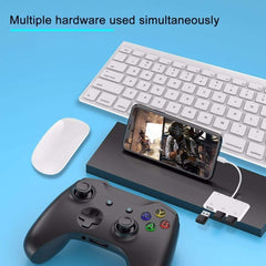 Aplicable al adaptador de disco duro de iPhone tablet OTG cable de datos USB ratón teclado convertidor multifunción