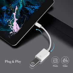 Adaptador USB OTG para iPhone y iPad FA-STAR, disco U, interfaz MIDI