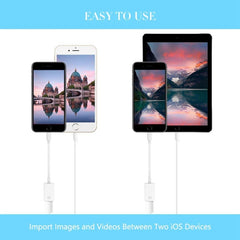 Adaptador USB OTG para iPhone y iPad FA-STAR, disco U, interfaz MIDI