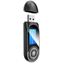 Transmisor receptor Bluetooth USB Bluetooth 5.0 con pantalla