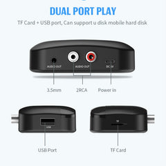 El receptor NFC Bluetooth 5.0 admite unidades flash USB con tarjeta TF