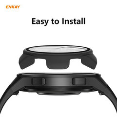 Para Huawei Watch GT 2e 46mm PC Case + Protector de vidrio
