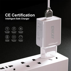 Adaptador de corriente de carga rápida del cargador de viaje de 18W USB QC3.0