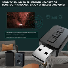 Transmisor receptor de audio Bluetooth USB