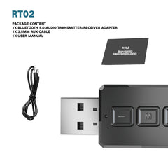 Transmisor receptor de audio Bluetooth USB