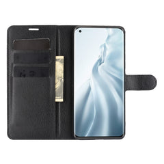 Para Xiaomi Mi 11 Litchi Texture Funda prote...