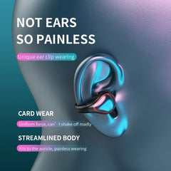 Auricular inalámbrico invisible de una sola oreja T25 sobre la oreja