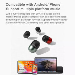 Auriculares Bluetooth inalámbricos con pantalla digital LED