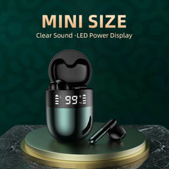 Auriculares Bluetooth inalámbricos con pantalla digital LED