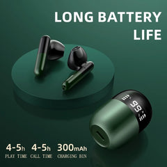Auriculares Bluetooth inalámbricos con pantalla digital LED