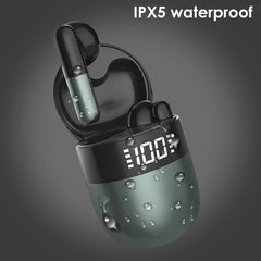 Auriculares Bluetooth inalámbricos con pantalla digital LED