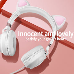 Auriculares estéreo con cable y oreja de gato Muisc con micrófono