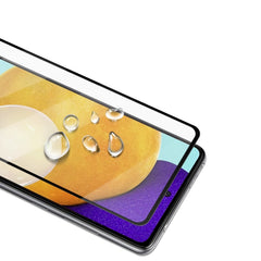 Para Samsung A52 mocolo 2.5D Película de vidrio templado con pegamento completo