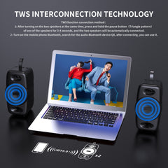 Altavoz Bluetooth cilíndrico portátil