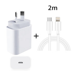 Cargador PD 3.0 con cable de datos tipo C a 8 pines